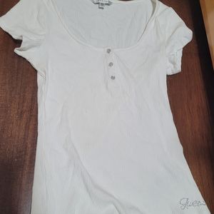 GUESS women white t-shirt